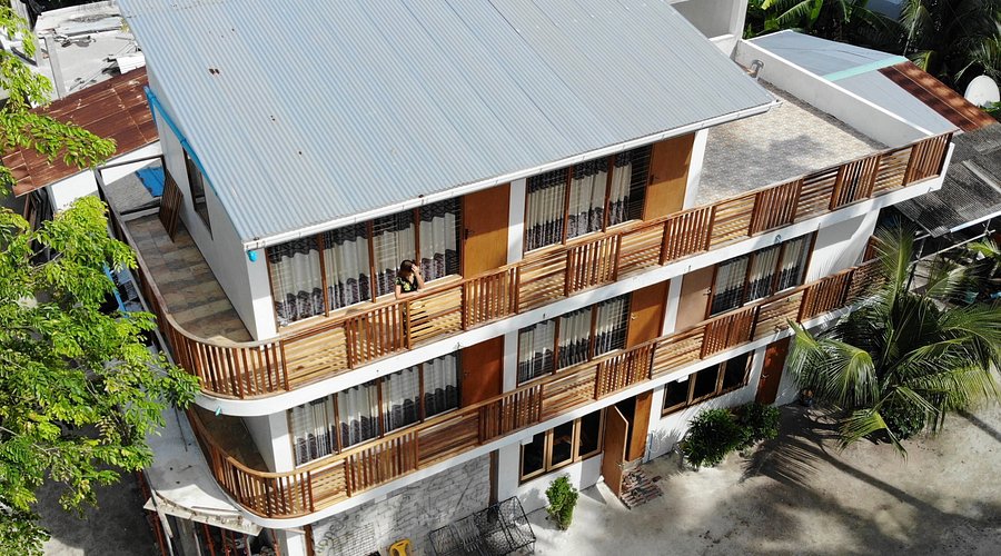 Rooms at Cena Inn are large, come with AC and private bathrooms, starting at $55 USD each night. Though not right on the shore, the island of Fulidhoo is so narrow - just 200 metres across - that any stay means quick access to the sea. New shared dorm rooms now exist too, cutting costs even more for those travelling alone who do not mind sharing space.