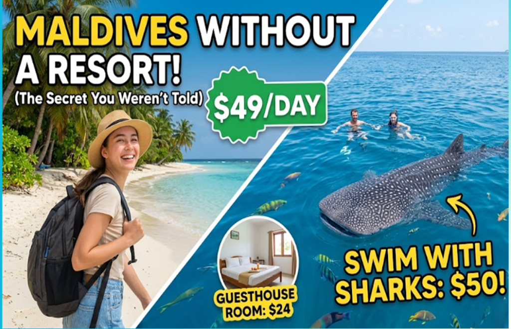 Discover how to travel the Maldives without a resort for just $49 per day. Learn about budget guesthouses, cheap transport, local islands, and hidden travel tips most tourists never find.